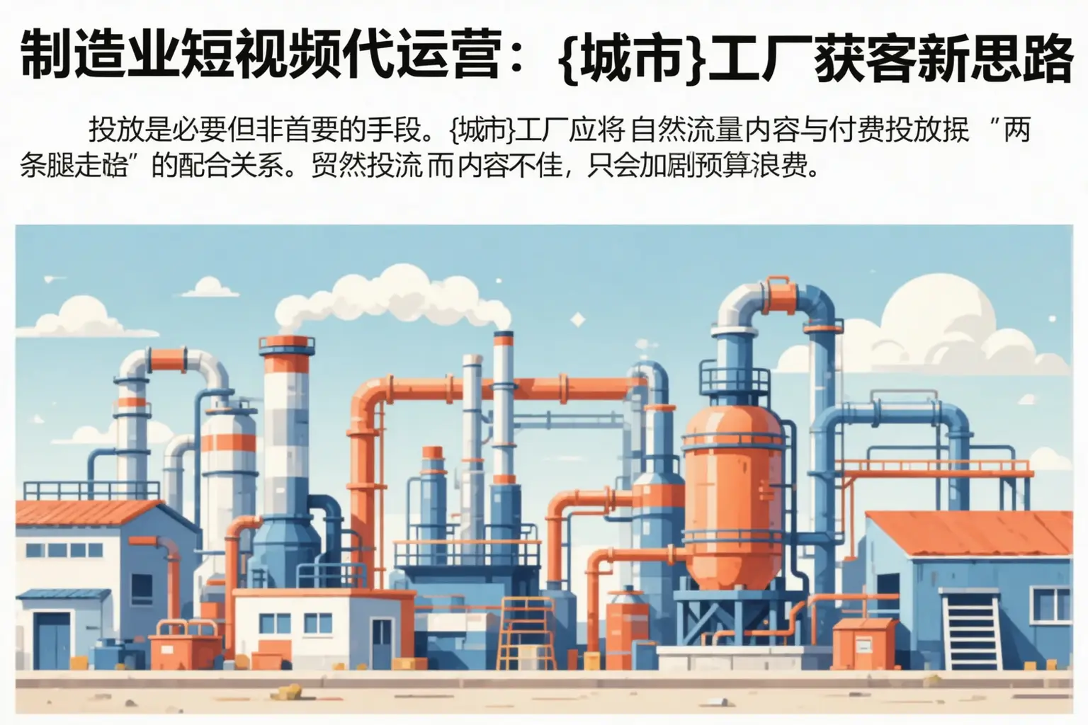 制造业短视频代运营:矿区工厂获客新思路